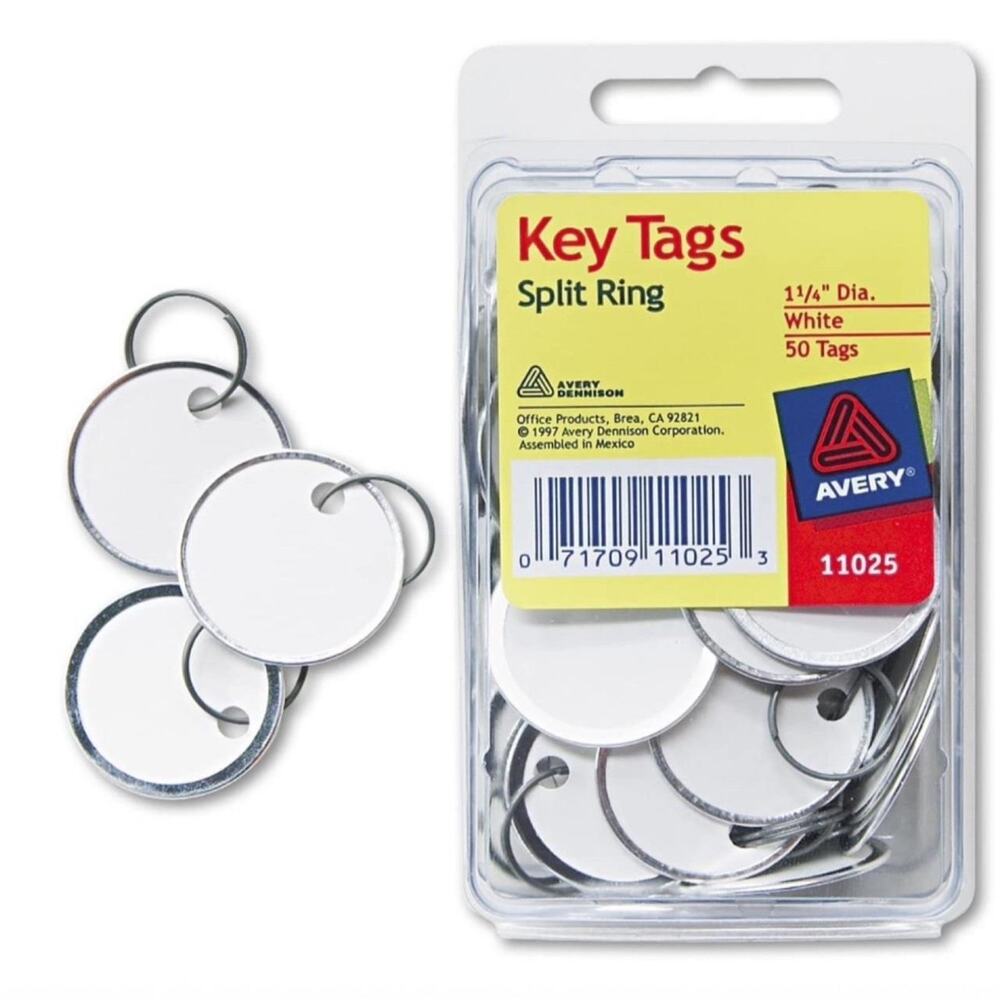 Box of 50 Avery Key Tags
